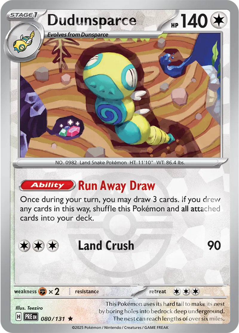 Dudunsparce Master Ball Holo